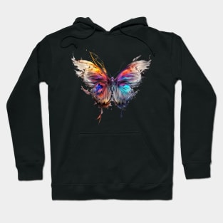 Vibrant Butterfly | Psychedelic Art Hoodie